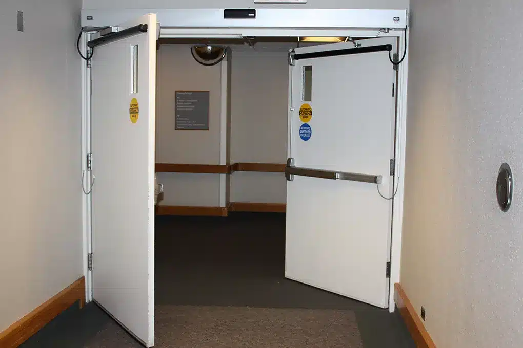 Opened Automatic Door
